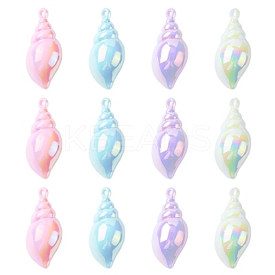 20Pcs 4 Colors Acrylic Pendants SACR-CJ0001-40-1