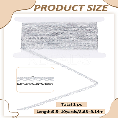 Metallic Lace Trim MCOR-LP0004-09A-1