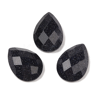 Synthetic Blue Goldstone Cabochons G-C146-04G-1