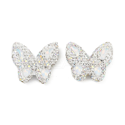 Handmade Polymer Clay Rhinestone Beads CLAY-NH0001-11A-1