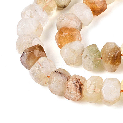 Natural Citrine(Heated) Beads Strands G-N347-17A-05-1