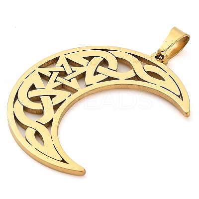 304 Stainless Steel Pendants LS-STAS-R134-03G-1