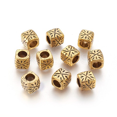Tibetan Style Spacer Beads GLF0986Y-NF-1