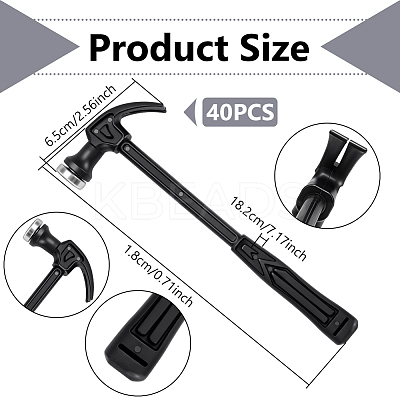 40Pcs Iron Hammer TOOL-WA0001-02-1