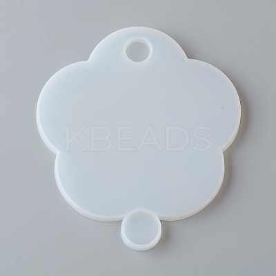 Flower Lid Silicone Molds LS-AJEW-D046-17-1