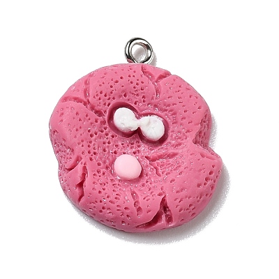 Opaque Resin Pendants RESI-D055-063P-1