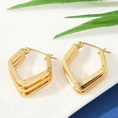 201 Stainless Steel Hoop Earrings LS-EJEW-Q026-18G-1