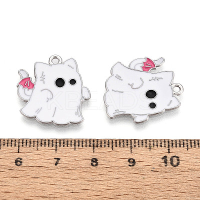 Halloween Theme Alloy and Enamel Pendants ENAM-T021-31B-01P-1