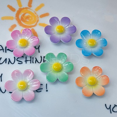Opaque Resin Enamel Cabochons CRES-D308-11-1