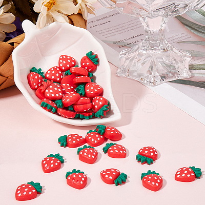 50Pcs Opaque Resin Decoden Cabochons RESI-SC0005-70-1