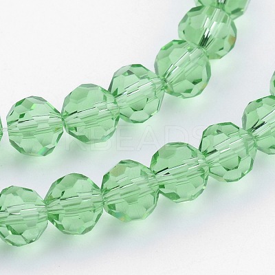 Transparent Glass Bead Strands X-GLAA-G013-8mm-55-1
