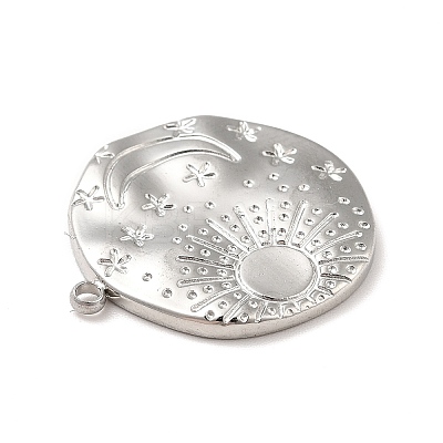 Non-Tarnish 304 Stainless Steel Pendants X1-STAS-A066-02P-1