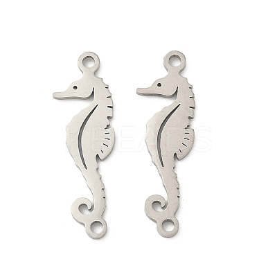 Ocean 201 Stainless Steel Laser Cut Sea Animals Connector Charms STAS-P428-03B-P-1