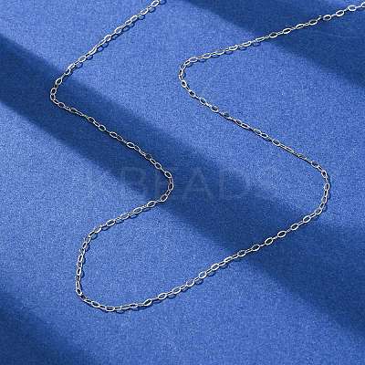 1.5MM 304 Stainless Steel Cable Chain Necklaces NJEW-T016-29P-1
