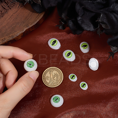 4 Pair 4 Colors Acrylic Craft Doll Eye DIY-PH0031-73-1