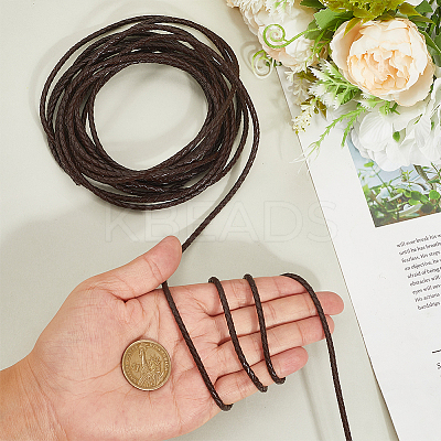 5M Round Braided Cowhide Letter Cord WL-GF0001-34A-04-1