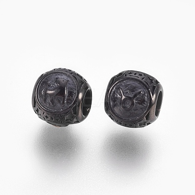 316 Surgical Stainless Steel European Beads STAS-P212-18B-04-1