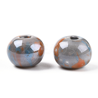 Handmade Porcelain European Beads OPDL-Q099-2-1