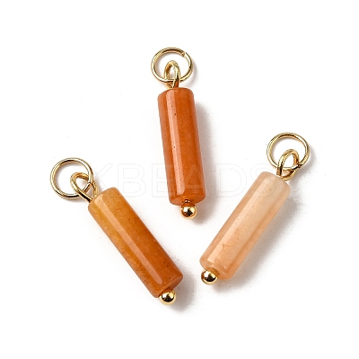Natural Red Aventurine Pendants STAS-C120-01G-09-1