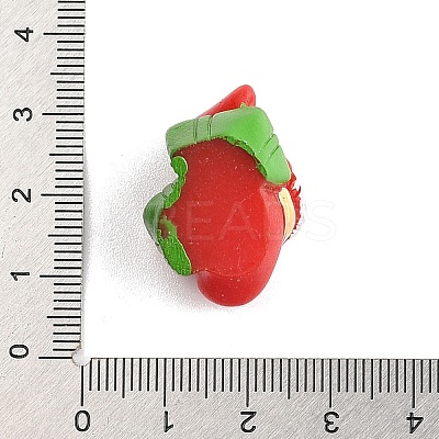 Christmas Theme Resin Figurine Statues for Home Office Desktop Decoration DJEW-M017-02H-1