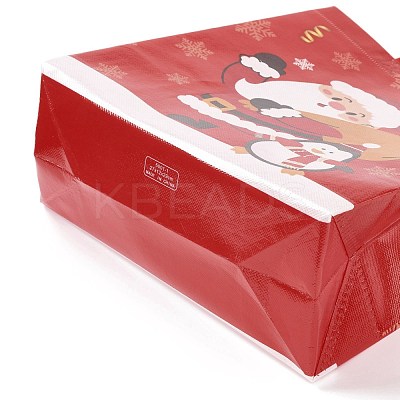 Christmas Theme Laminated Non-Woven Waterproof Bags ABAG-B005-01B-01-1