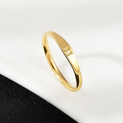 304 Stainless Steel Plain Band Rings LS-RJEW-P151-01G-01-1