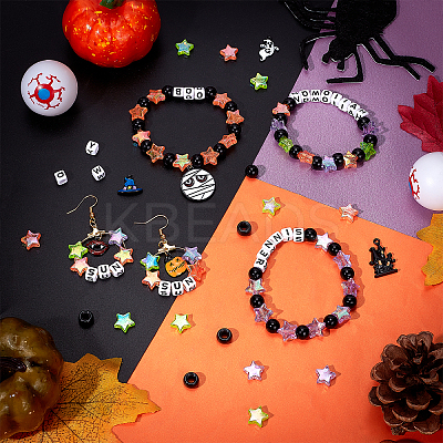 DIY Halloween Bracelet Making Kit DIY-PH0008-85-1