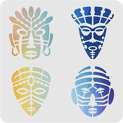 Plastic Reusable Drawing Painting Stencils Templates DIY-WH0172-239-1