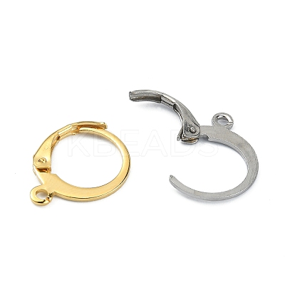 40Pcs 2 Colors 304 Stainless Steel Leverback Earring Findings STAS-FS0001-24-1