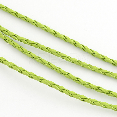 Braided Imitation Leather Cords LC-S005-013-1