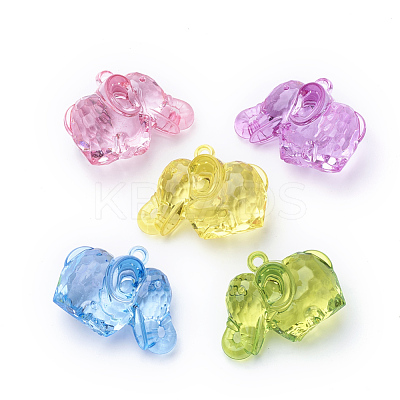 Transparent Acrylic Pendants TACR-T002-16-1