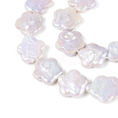 Natural Baroque Keshi Pearl Beads Strands PEAR-S020-A03-01A-1