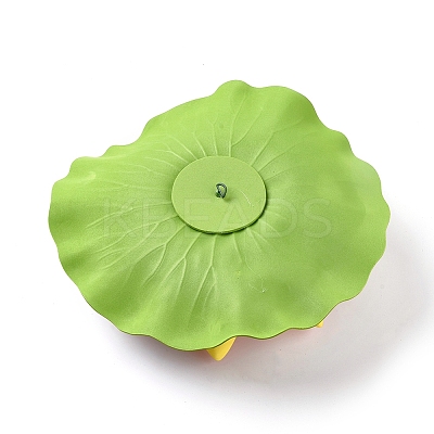 Artificial Plastic Lotus Flowers AJEW-WH0109-98C-04-1