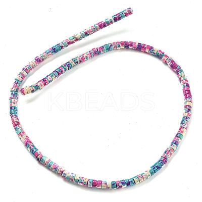 Baking Paint Synthetic Turquoise Beads Strands G-H060-02A-03-1