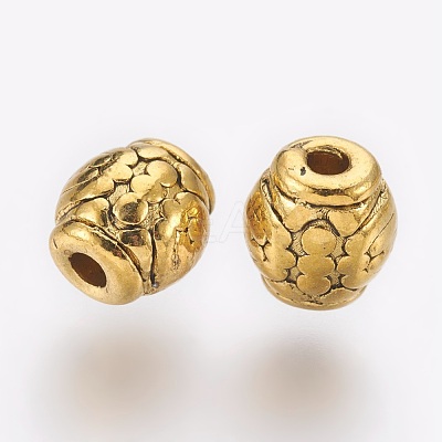 Tibetan Style Alloy Beads X-GLF0604Y-NF-1