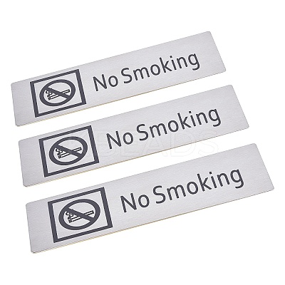 430 Stainless Steel Sign Stickers STAS-GF0001-06D-1