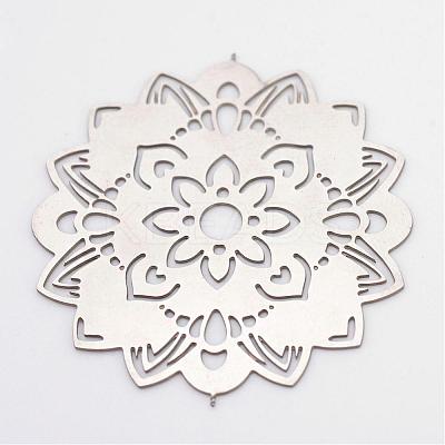 304 Stainless Steel Filigree Joiners STAS-S044-053-1