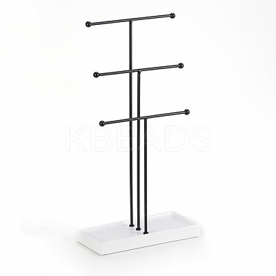 3-Tier Iron T-Bar Jewelry Display Risers ODIS-C008-02EB-1