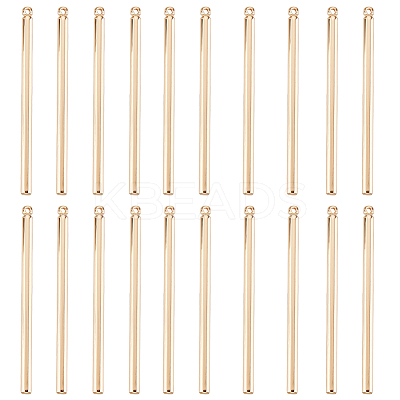 30Pcs Brass Pendants KK-BBC0008-35-1