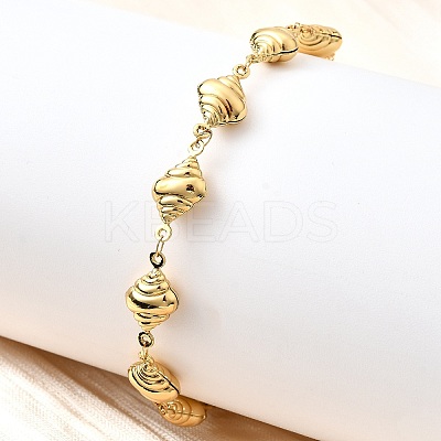 304 Stainless Steel Link Bracelets for Women BJEW-P354-04C-G-1