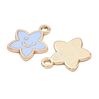 Alloy Enamel Pendants ENAM-G235-12G-03-1