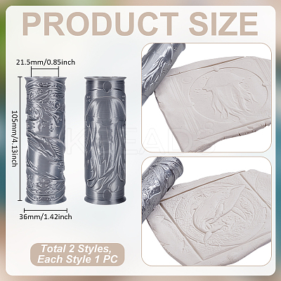 2Pcs 2 Styles Polylactic Acid Mold DIY-UN0007-86C-1