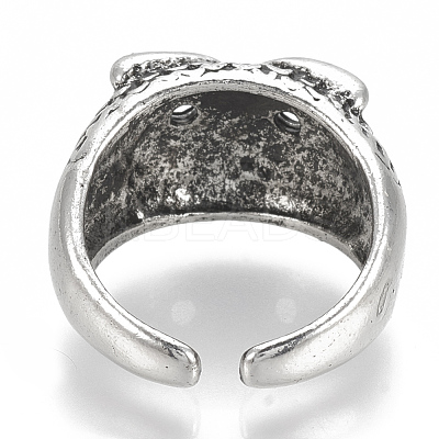 Alloy Cuff Finger Rings RJEW-N027-36-1