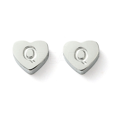 Tarnish Resistant 316L Surgical Stainless Steel Beads STAS-R230-01Q-P-1-1