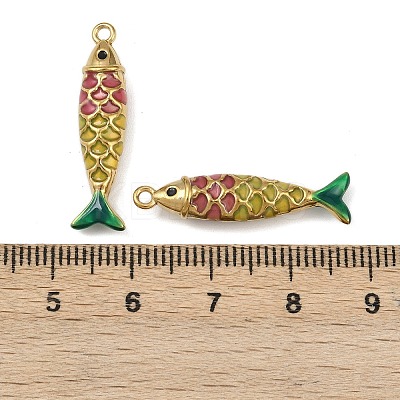 304 Stainless Steel Enamel Pendants STAS-C150-01E-1