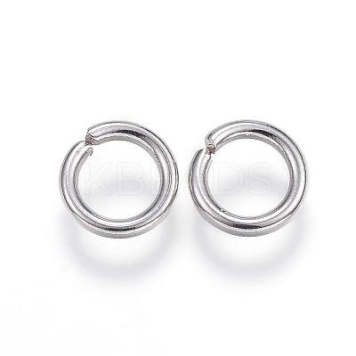 Tarnish Resistant 304 Stainless Steel Open Jump Rings STAS-E113-12P-1