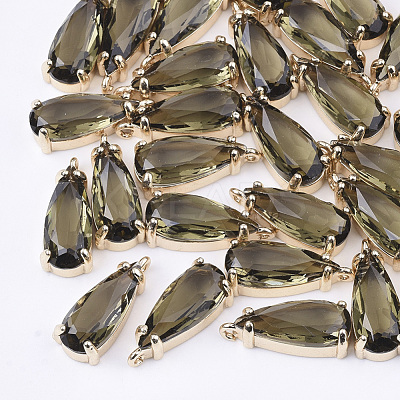 Transparent Glass Pendants GLAA-T007-22A-1
