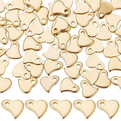 80Pcs 201 Stainless Steel Charms STAS-BBC0003-03-1