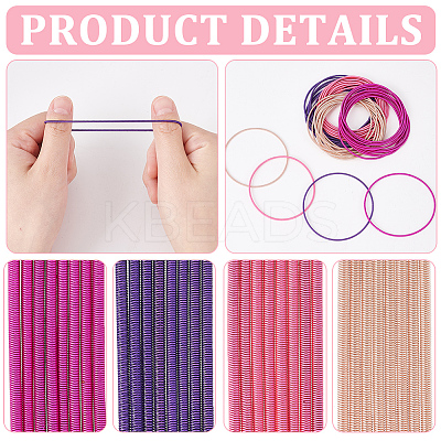 48 Strands 4 Style Pink Series Spring Bracelets TWIR-BC0001-48-1