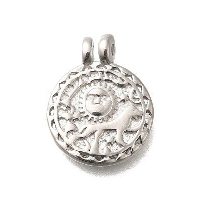 Anti-Tarnish 304 Stainless Steel Pendants STAS-I321-74P-1